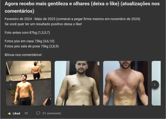 Membro relata receber mais olhares